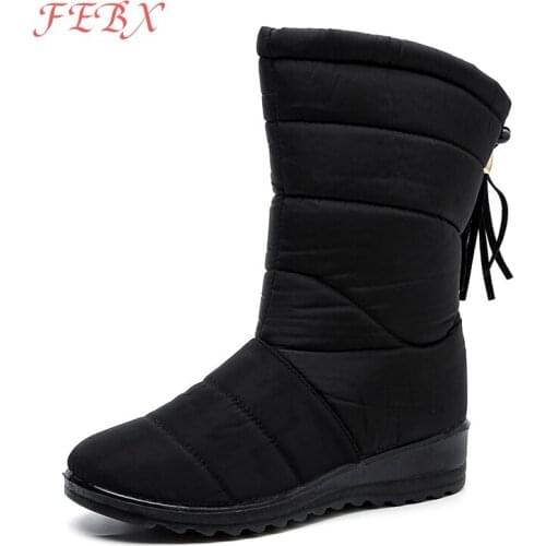 Women Boots Waterproof Snow Boots For Winter Shoes Ladies Casual Lightweight Warm Footwear Warm Winter Boot Botines Mujer New