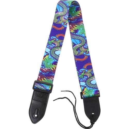 1pc Guitar Shoulder Strap Polyester Practical Comfortable Instrument Accessory Electric Guitar Strap