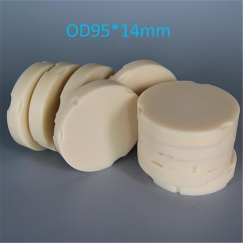 10Piece/Lot OD95*14mm Dental PMMA Block for ZirkonZahn Milling System for Making Temporary Crown Dental Lab Material PMMA Blanks