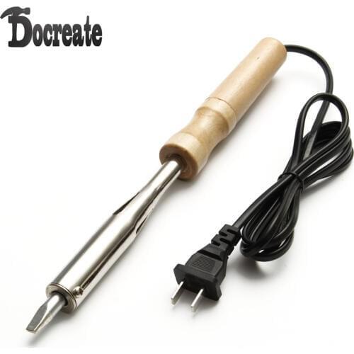 150W 110V Soldering Iron Soldering Solder Flat Nozzle Chisel Tip Repair Tool US Plug