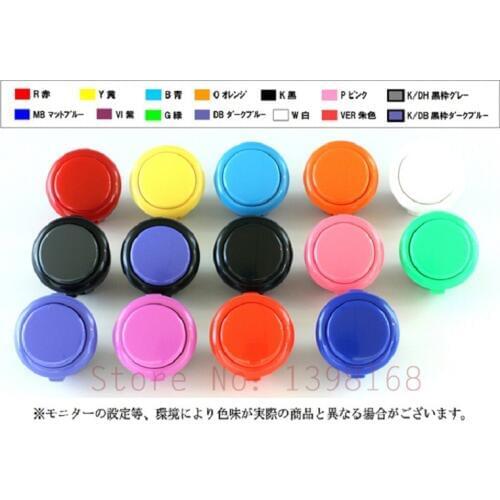 20PCS Original sanwa Rocker sanwa 30mm button push button switch OBSF-30 original sanwa button free