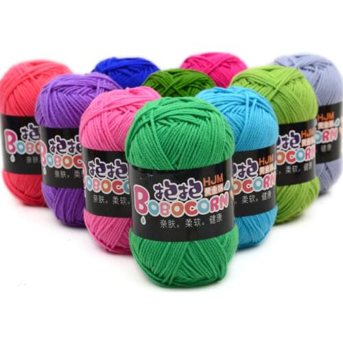 50g Cheap Yarn T-shirt Yarn for Knitting Cotton Baby Yarn for Crochet Handbag Breigaren Tshirt Yarn
