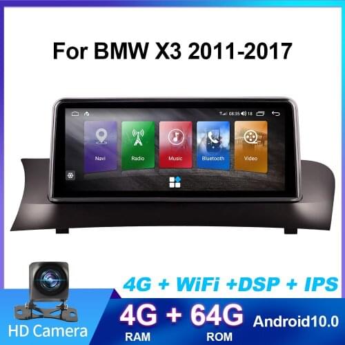 Car Radio DVD Multimedia Video Player Navigation GPS Car stereo Android 10.0 9 Inch touch screen For BMW x3 car