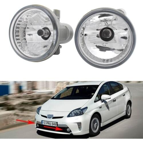 Car Front Fog Lights fog lamp for Toyota Prius 2004-2009 MR2 Spyder 2002-2005 Front Lower Bumper Foglamp Car External Lights
