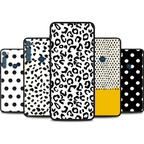 Phone Cover For Motorola G30 G10 G9 G8 Power Play Plus Shell Black and White Style Moto G Stylus One Fusion Hyper E6s Edge Case