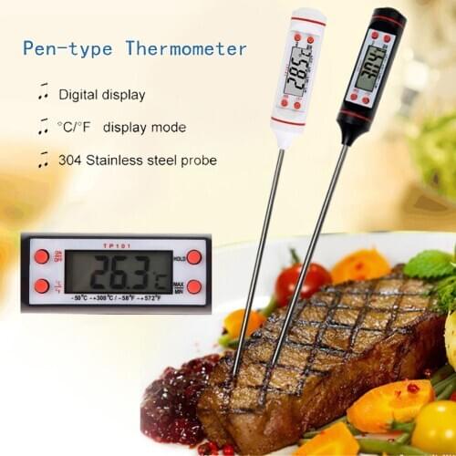Digital Meat Thermometer Cooking Food Kitchen BBQ Probe Water Milk Oil Liquid Oven Digital Temperaure Sensor Meter Thermocouple