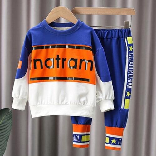 Boys Clothes Sets Spring Autumn Children Casual Cotton Coat Pants 2pcs Tracksuits For Baby Boy Kids Sports Suits Outfits 2021 6Y