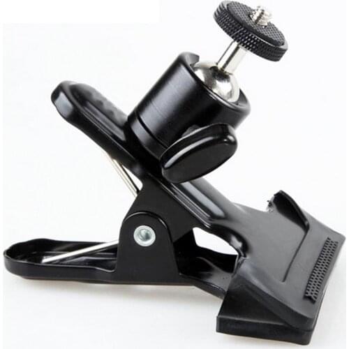 Camera flash bracket with universal metal standard ball head 1/4 screw bracket, suitable for photographic camera flash bracket