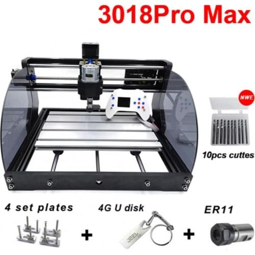 3018 Pro Max Laser Engraving Machine Power 0.5W-15W 3axis CNC Router DIY MINI Woodworking Laser Engraver With Offline Controller