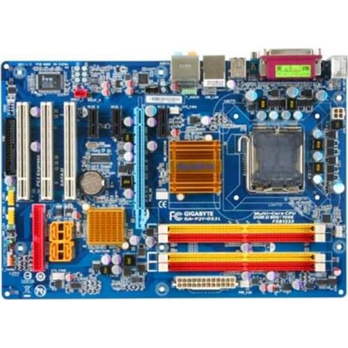 LGA775 DDR2 For Gigabyte GA-P31-DS3L Original Used Desktop Motherboard P31-DS3L DDR2 USB2.0 SATA2
