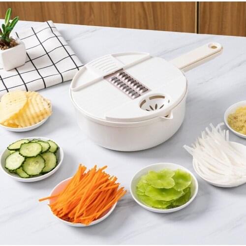 Multi-Function Vegetable Chopper Carrots Potatoes Manually Cut Shred Grater For Kitchen Convenience Vegetable Tool