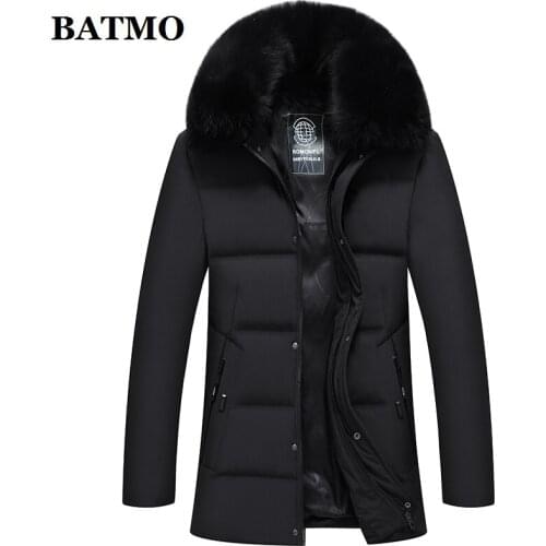 2020 new arrival high quality winter 90% white duck down jackets men,fox fur collar warm coat,plus-size L-4XL 9828