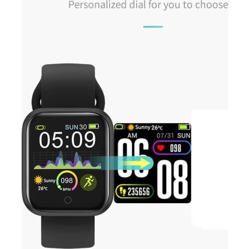 NEW Arrival Women Smart Watch Men Sport Step Distance Heart Rate Pedometer Couple Smartwatch For iphone Huawei Samsung Xiaomi