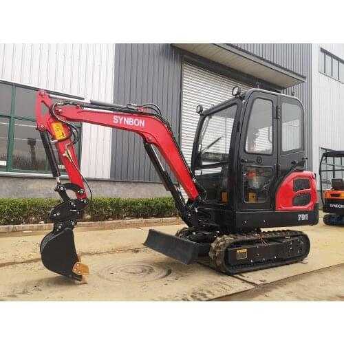 New Bucket Excavator SYNBON Farm Construction 1.8Ton Digger Crawler