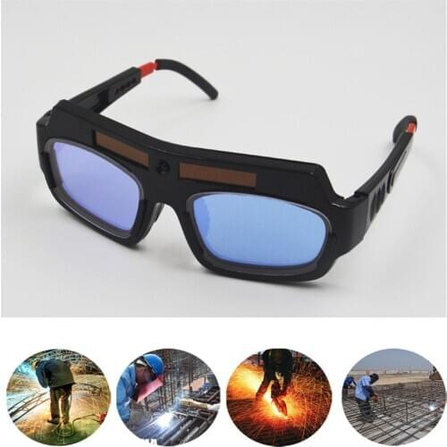 Automatic Dimming Welding Glasses Anti-Glare Goggles Argon Arc Professional Solar Powered Ultraviolet-proof Soldering Eyeglass