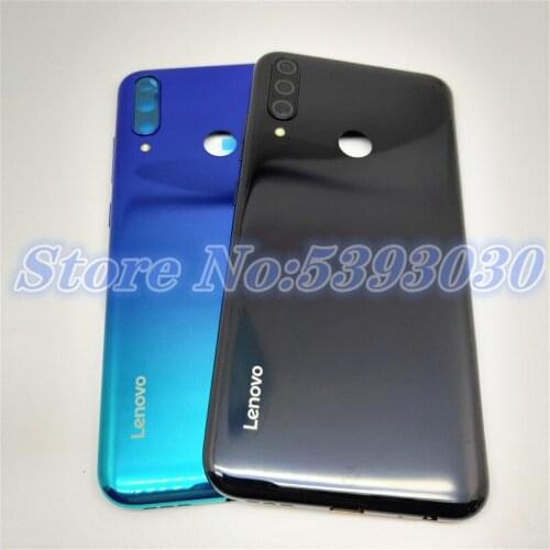 Original For Lenovo K10 Plus Dual card Battery Cover Repair Replace Back Door Phone Rear Case +Camera Lens +Buttons