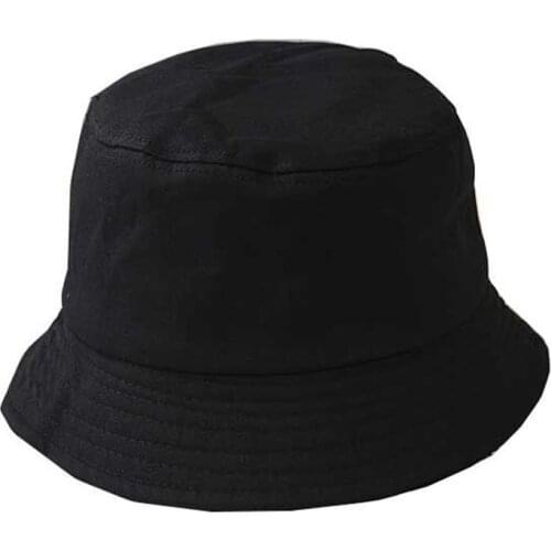 New Unisex Cotton Bucket Hats Women Summer Sunscreen Panama Hat Men Pure Color Sunbonnet Fedoras Outdoor Fisherman Hat Beach Cap