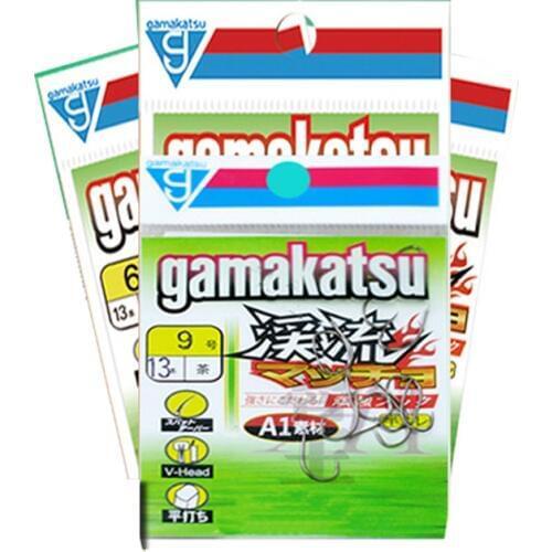 5packs/lot Gamakatsu C1KR0 Fishing Hooks 4-9# High Carbon Steel Barbed Carp Fishing Single Hook Sharp Anzol Wedkarstwo Pesca