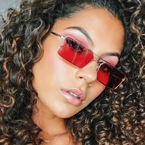 2019 New Square Sunglasses Women Men Mirror Steampunk Metal Frame Sun Glasses Summer Vintage Eyewear Gafas de sol UV400