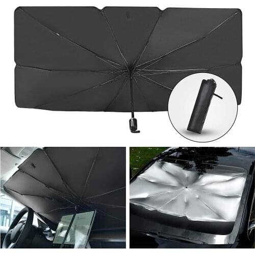 Car Windshield Sun Shade Umbrella Protector Foldable Auto Front Window Heat Insulation Sunshade UV Covers Interior Protection