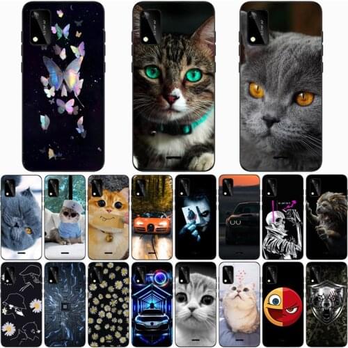 For BQ 5745L CLEVER Case Wolf Silicon TPU Fundas for BQ 5745L Clever Cat Animal Shell Bag Housing Phone Cases