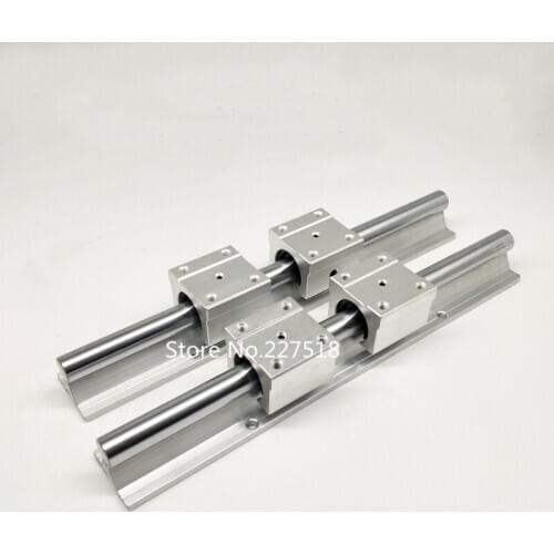 12mm linear rail SBR12 1000mm 4pcs and 8 pcs SBR12UU linear bearing blocks for cnc parts 12mm linear guide