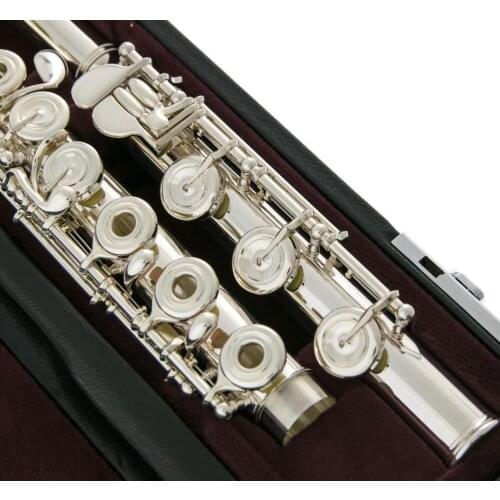 2019 Brand New FLUTE 17 Holes Open Key- FL 677H Silver Plated STERLING w/AM Head Joint - Ships FREE WRLDWDE Factory Price