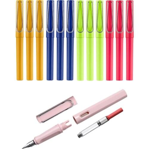 500Pcs/Lot Luxury Quality Fashion Various Nibs Fountain Ink Pen Financial Office Student School Stationery Supplies Custom Logo