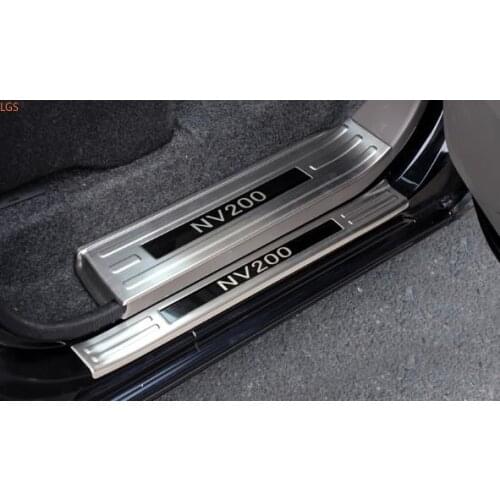 High-quality stainless steel car threshold guard anti-scratch protection car accessories For Nissan NV200 2016-2018