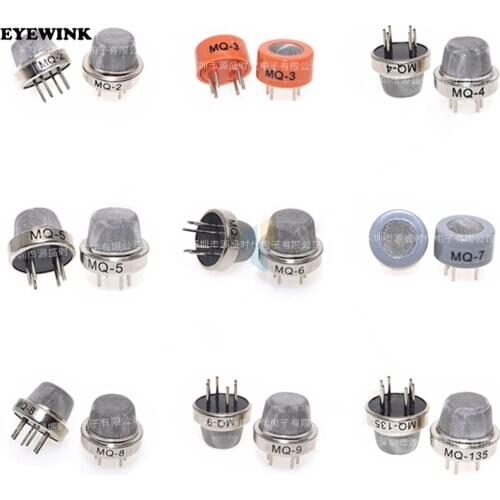 MQ Sensori della Serie MQ135 MQ2 MQ3 MQ5 MQ7 di Rilevamento del Sensore di Gas Rivelatore di MQ-135 MQ-2 MQ-3 MQ-5 MQ-7 DIP