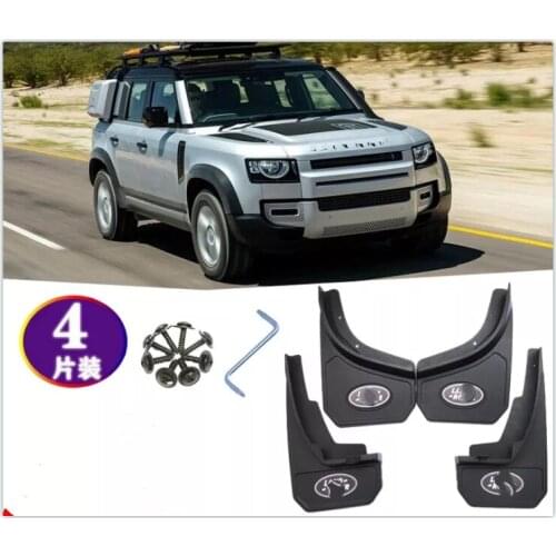 FOR Land Rover Defender 2020 2021 Car Mudflaps Accessories Mudguards Fender Mud Flap Guard Splash Fenders Front Rear 4pcs