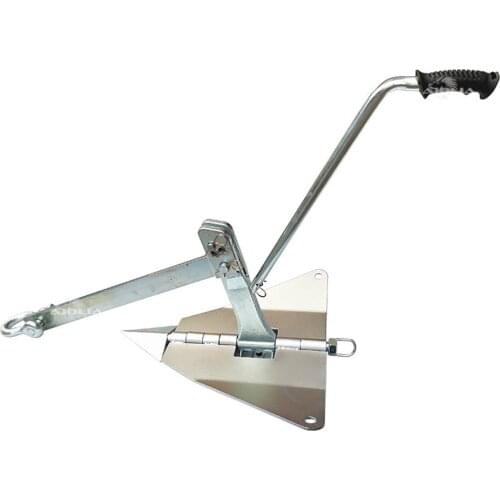 Electric winch Car foldable rescue tool winch Self-rescue anchor Off-road vehicle ground anchor