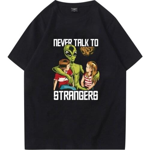 90s Nostalgia Tshirt Horrible Cartoon Alien T-Shirt Satan Demon Printed Tops Women Men Horror Psychedelic Series Tee Camisetas