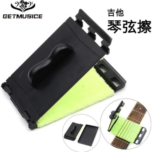 Guitar string wiper string cleaning and maintenance tool device guitar strings cleaner
