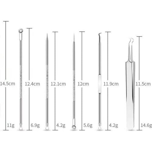 Stainless Steel Acne Needle Blackhead Removal Tool Facial Skin Care Tool Facial Pore Cleaning Tool