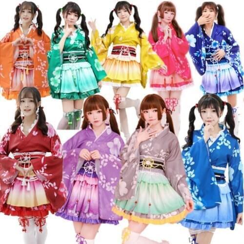 Anime LoveLive Cosplay Sonoda Umi Cosplay Costume Kimono Love Live Nishikino Maki Honoka Honoka Eli Kimono Costume