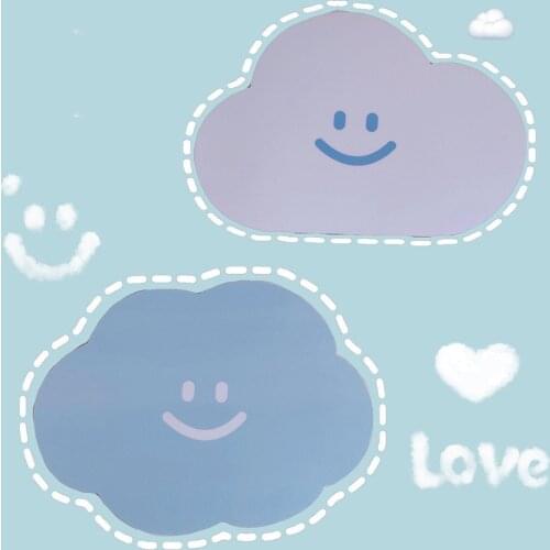 Kawaii Blue Cloud Antiskid Waterproof Table Desk Mat Creative Soft Cushion Mouse Pad School Office Stationery Accessories