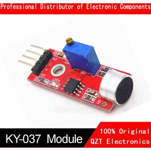 Microphone Voice Sound Sensor Detection Module For Arduino AVR PIC Analog Digital Output Sensors KY-038 KY-037