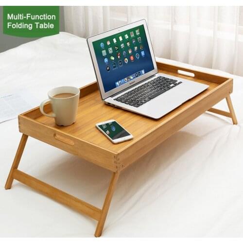 Multi-Function Portable Folding Breakfast Table Furniture Office Computer Desks for Bed Sofa Tea Serving Table