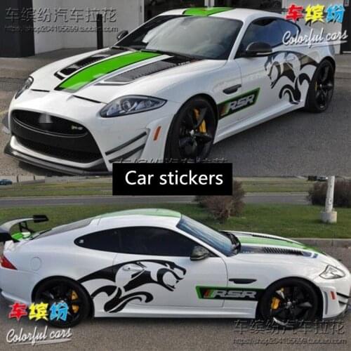 Car stickers FOR Jaguar XE XF XJ XEL Car body decoration modified decals XFL E-PACE car body appearance customization stickers