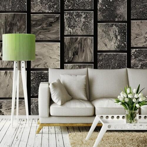 Wall mural-Painted Squares - 50x1000 cm