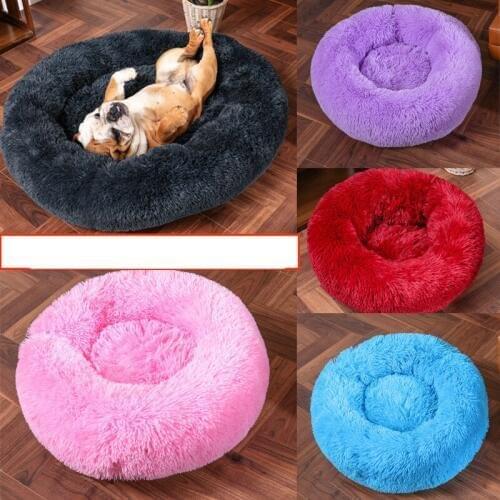 2020 New Creative Pet Mats Long Plush Warm Dog Cat Puppy Supplies Cat Bed Kennel Nest Foldable Puppy Cushion Mat Pads Pet Houses