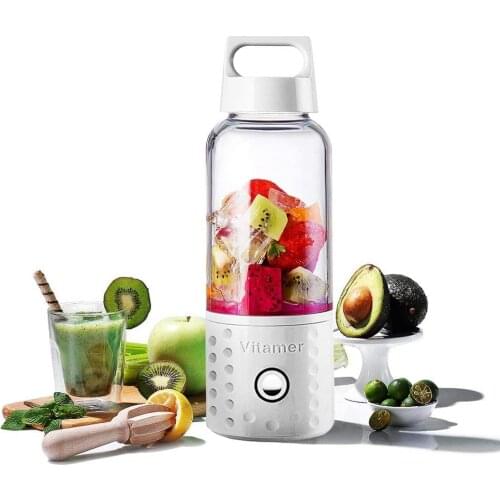Personal Blender Portable Blender Bottle Shakes and Smoothies, USB Rechargeable Smoothie Blender on the go, (FDA BPA free)