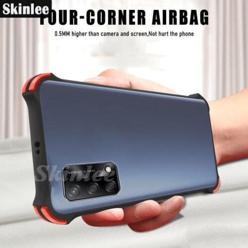 Skinlee For Realme GT 5G Case Translucent Skin Anti-fall Hard Cover Shockproof Phone Case For Realme GT Master Edition Cover