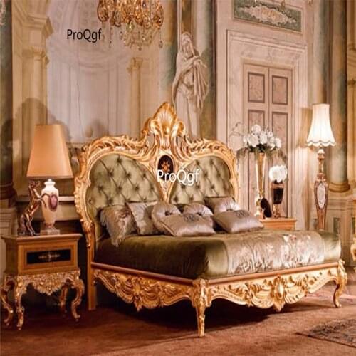 Prodgf 1Pcs A Set Green Style Romantic Castle Princess Bedroom Bed(no mattress)