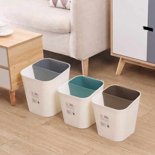 Wet and Dry Classification Trash Can Environmental Protection Thickening Waste Bin Creative Kitchen Garbage Storage Organization