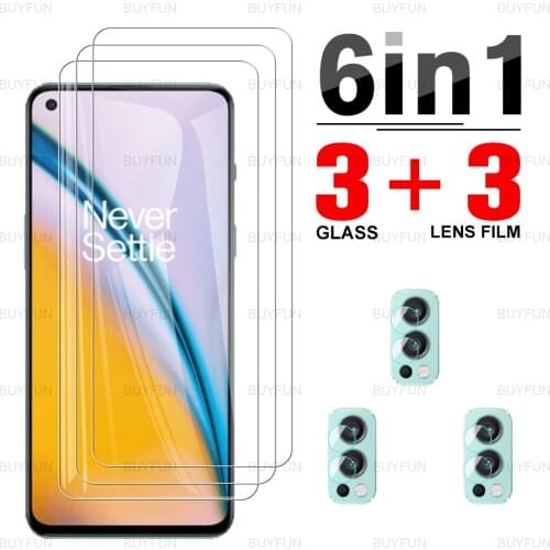 For OnePlus Nord 2 5G Front Screen Protector Glass For oneplus 1+nord n100 n10 n200 ce 5g Tempered Protective Camera Lens Glass