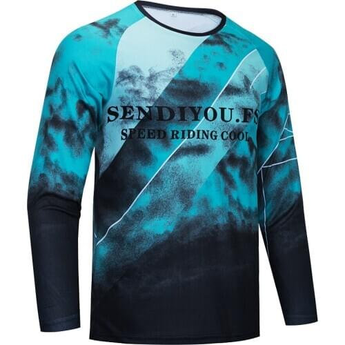 2020 Pro mtb mens off-road motorcycle riding bike mountain bike mountain dry cycling jersey BMX DH speed dry breathable clothes