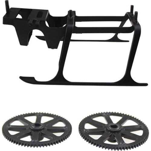 3 Pcs Remote Control Aircraft Accessories: 1 X K130 Rc Helicopter Parts Plastic Landing Skid Mount Camera Holder Wltoys 4.01.K13