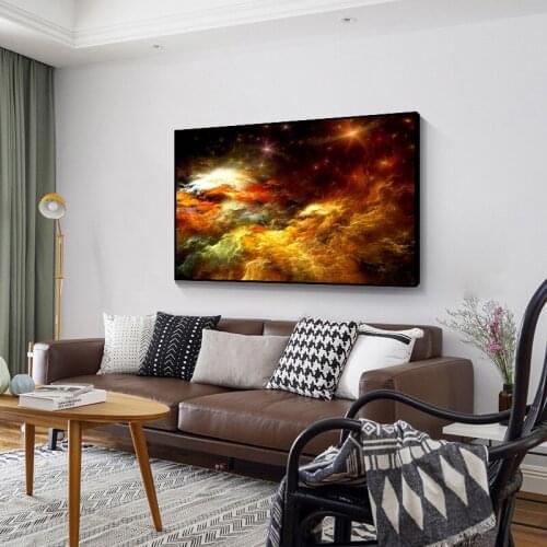 Colorful Cloud Abstract Canvas Painting Print Poster Art Oil Painting Landscape Large Modern Wall Picture For Living Room Decor